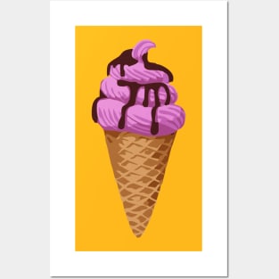 creamy icecream Posters and Art